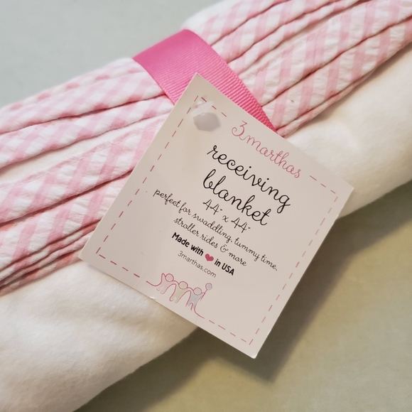 3 Martha's Recieving Blanket - Picture 2 of 2